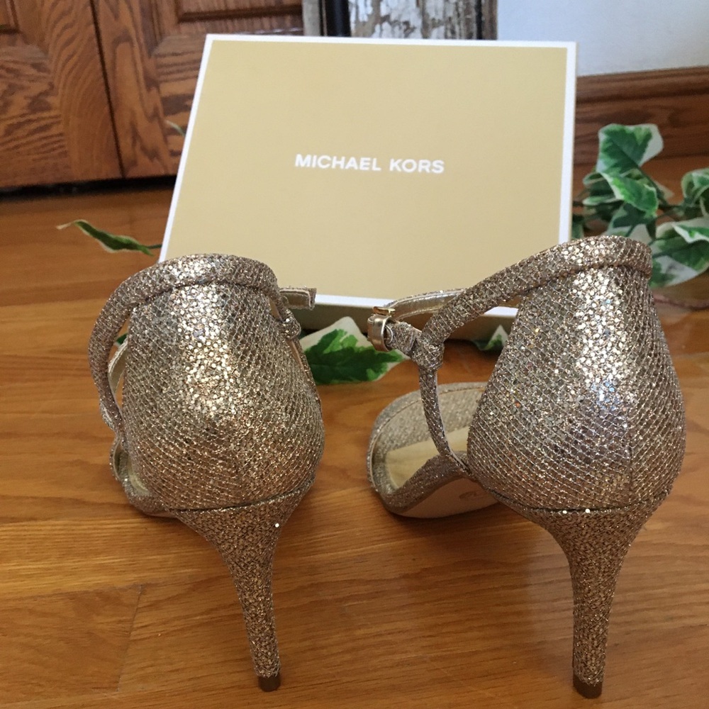 Michael Michael Kors Glitter Dress Heels 8M NWT - Picture 5 of 8
